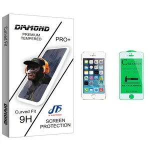 JF Diamond glass Ceramics Screen Protector For Apple اپل iPhone 5s
