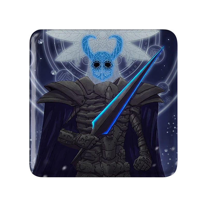 مگنت خندالو طرح بازی هالو نایت (Hollow Knight) مدل مربعی کد 32983