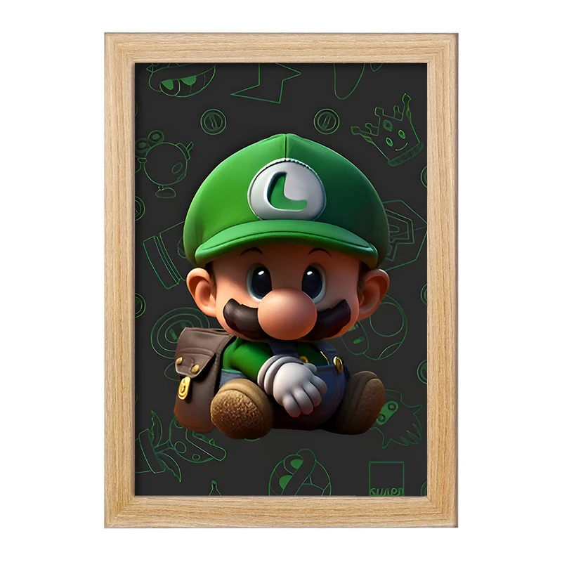 تابلو خندالو مدل سوپر ماریو (Super Mario) کد F9579