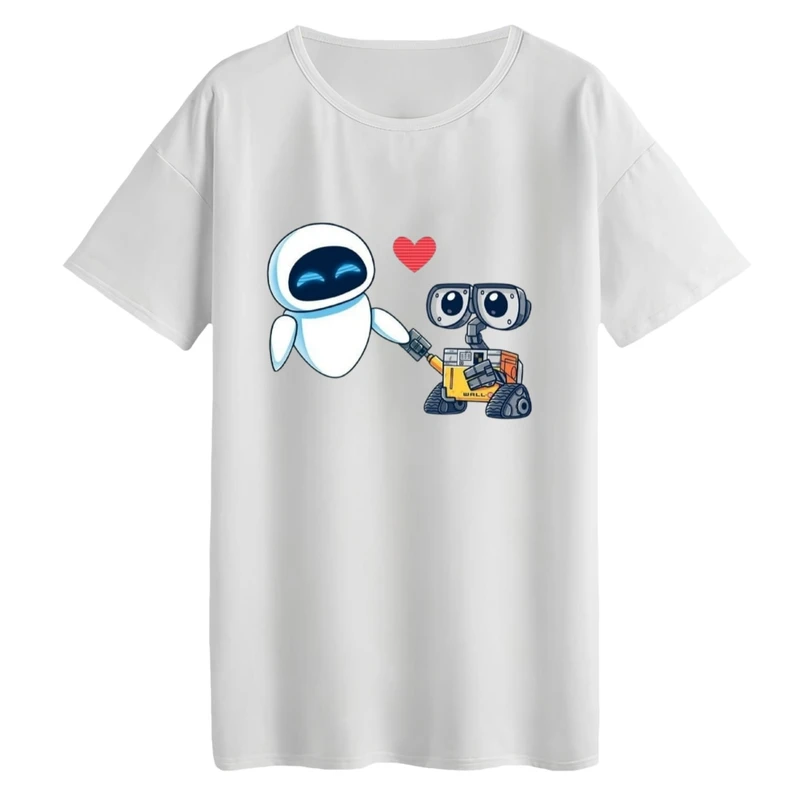 تی‌شرت لانگ آستین کوتاه زنانه مدل وال ای کد2