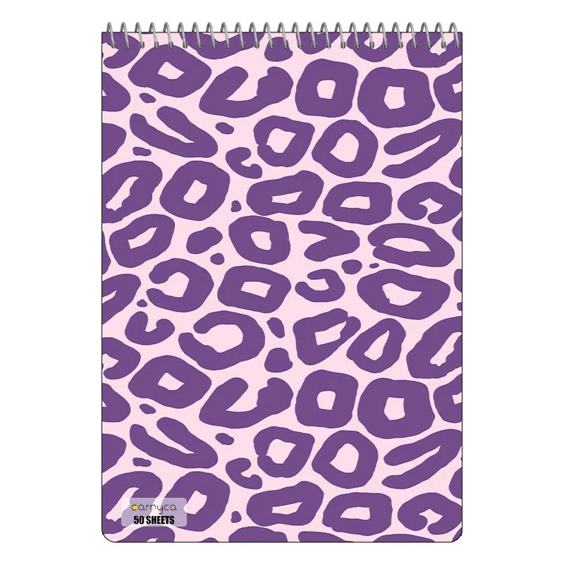 دفتر نقاشی 50 برگ سیمی کارنیکا طرح پترن پوست Animal Pattern کد 72750