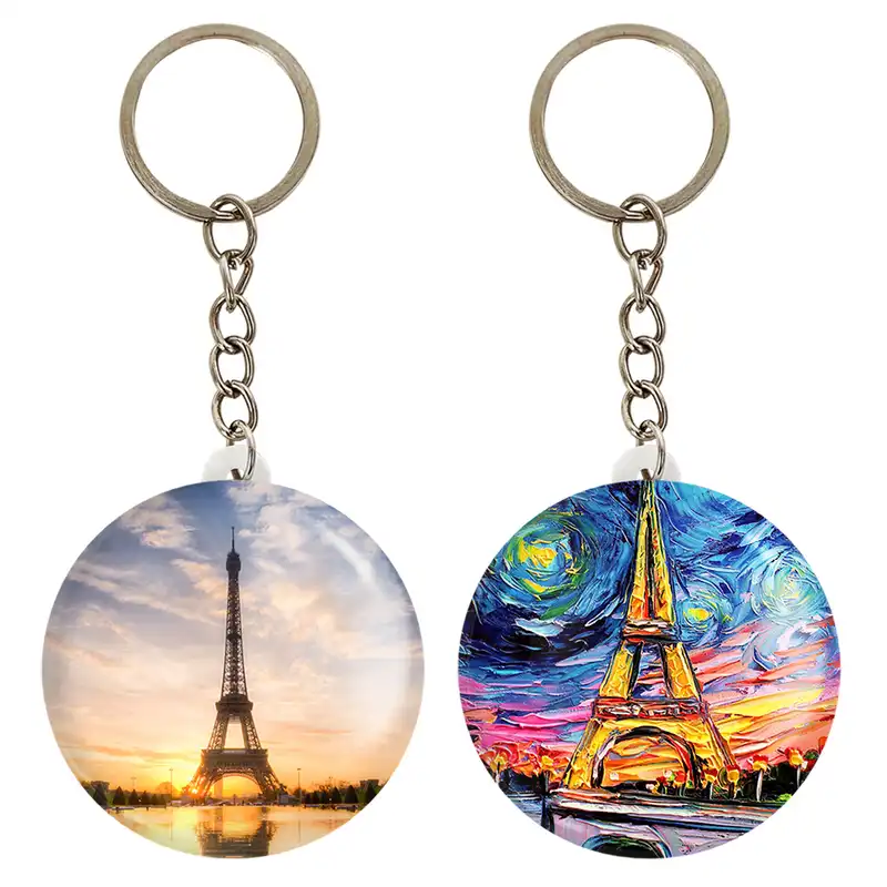 جاکلیدی خندالو مدل برج ایفل کد 2075420763 مجموعه 2 عددی