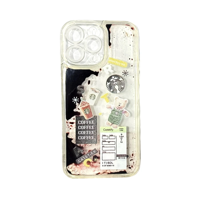 کاور طرح آکواریومی مدل خرس مناسب برای گوشی موبایل اپل IPHONE 14 PRO MAX