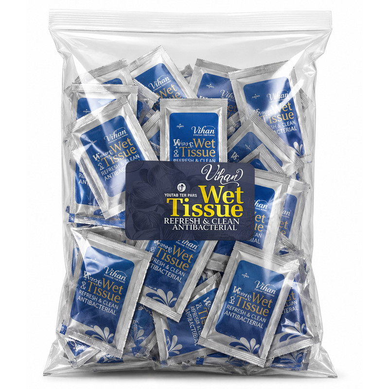 دستمال مرطوب ویهان مدل AntiBacterial- 40 بسته 40 عددی