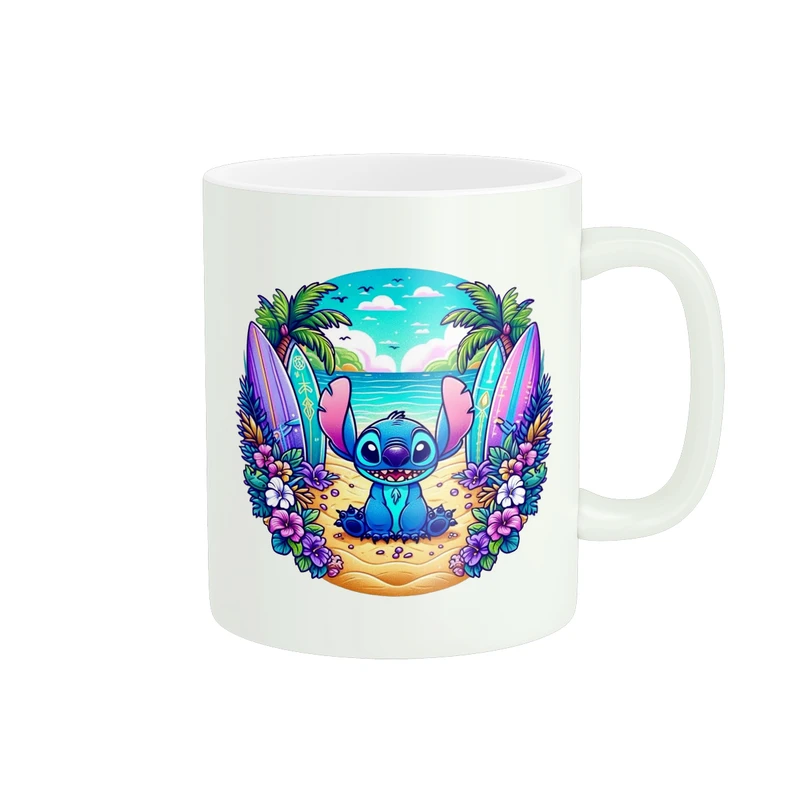 ماگ پادآفرین مدل کارتون استیچ و لیلو Stitch کد PM3736