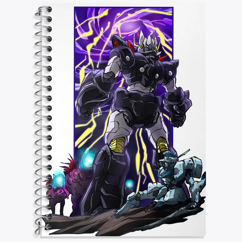 دفتر زبان 50 برگ خندالو مدل سه خط طرح بازی Muv Luv کد 35306