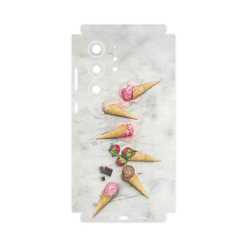 برچسب پوششی ماهوت مدل Funnel_ice_cream-FullSkin مناسب برای گوشی موبایل سامسونگ Galaxy S24 Ultra