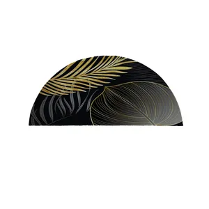 پادری مدل نیم دایره طرح کلاسیک برگ کد 8973 سایز 90×45 سانتی متر