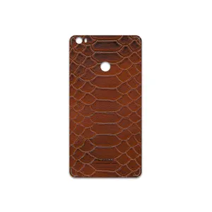 MAHOOT Brown-Snake-Leather Cover Sticker for Xiaomi Mi Max