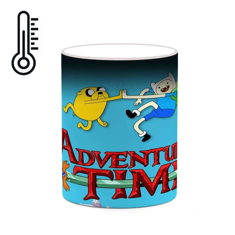 ماگ حرارتی کاکتی مدل کارتون Adventure Time کد mgh22070