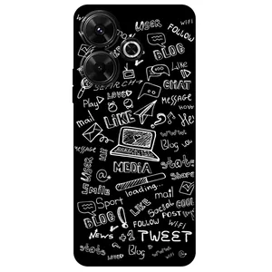 Megafone Social Media 1898 Cover For Xiaomi Redmi 13 4G