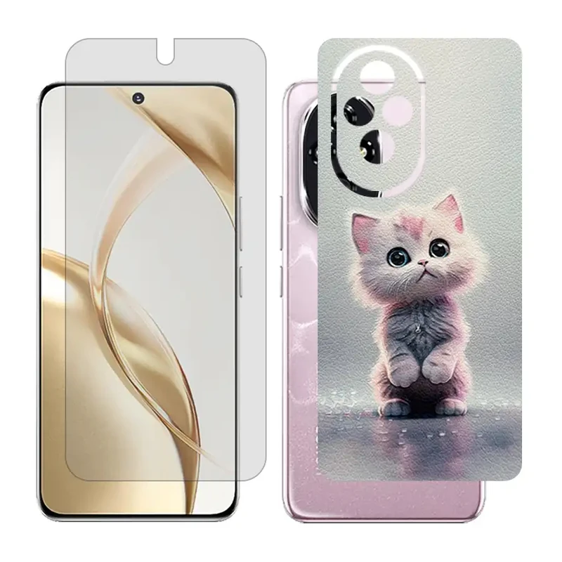 محافظ صفحه نمایش مات گلس مدل Together مناسب برای گوشی موبایل آنر 200 / Honor 200 به همراه برچسب پوششی پشت گوشی