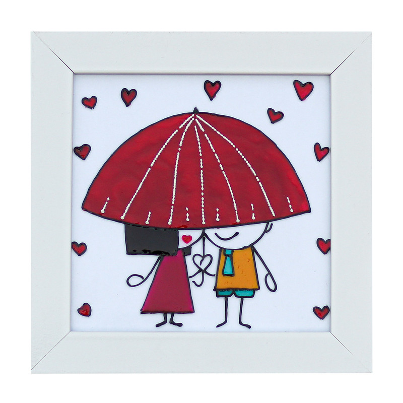 تابلو ویترای طرح محبت کد 134