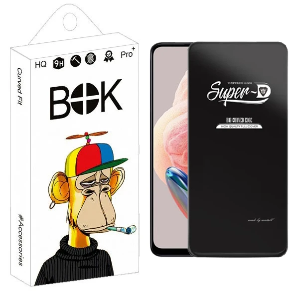 محافظ صفحه نمایش بوک مدل Transparent SuperD مناسب برای گوشی موبایل شیائومی Redmi Note 12 4G