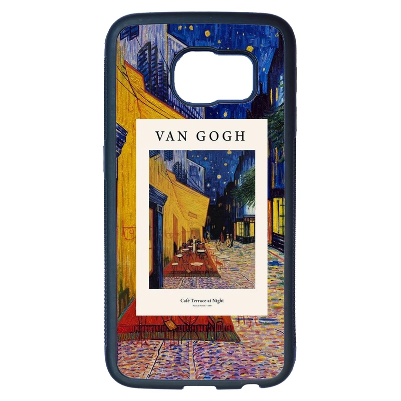 کاور قاب گارد گوشی طرح ونگوگ کد TPU-039 مناسب برای گوشی موبایل سامسونگ Galaxy S6 edge