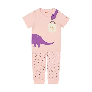 ست تی شرت و شلوار دخترانه مدل تیمو B