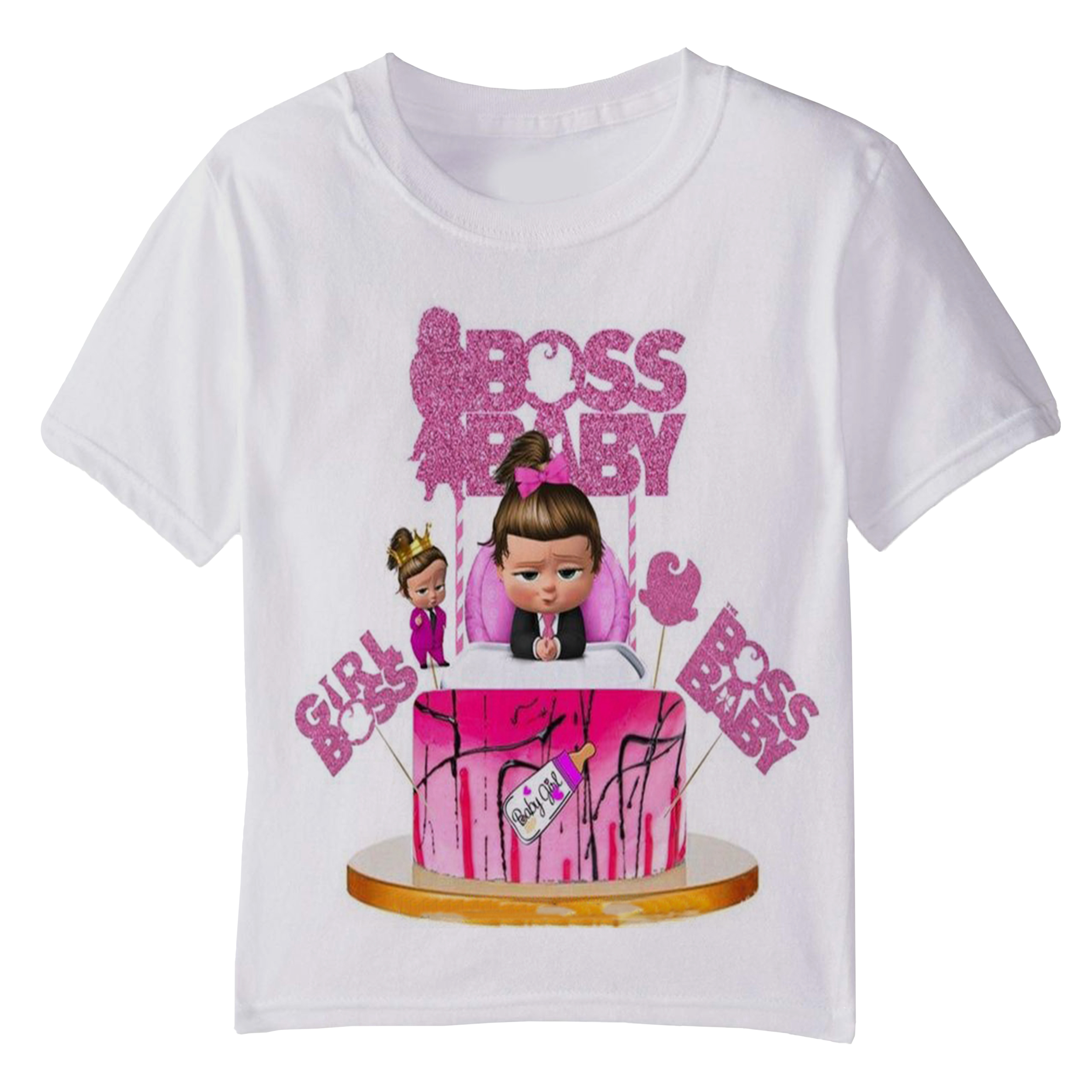 تی شرت آستین کوتاه بچگانه مدل تم تولد بچه رئیس 002