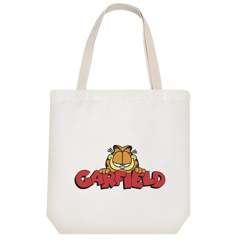 ساک خرید پارچه ای خندالو طرح گارفیلد مدل توت بگ کد 848