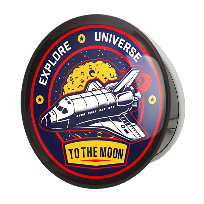 آینه جیبی خندالو طرح فضایی مدل تاشو کد 1927 