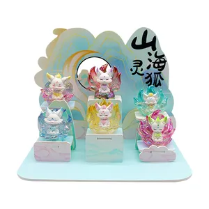 فیگور مدل سرامیکی فاکس n0199 ارتفاع 6 سانتی‌متر بسته 6 عددی