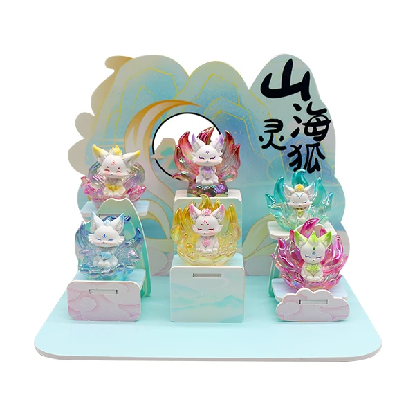 فیگور مدل سرامیکی فاکس n0199 ارتفاع 6 سانتی‌متر بسته 6 عددی