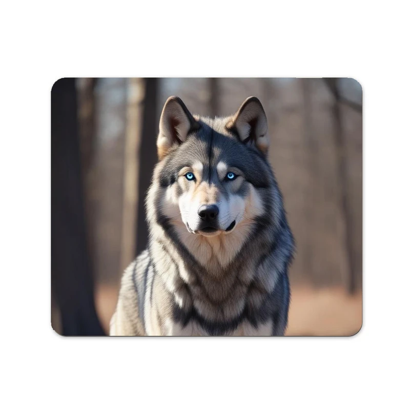 ماوس پد پاد آفرین طرح گرگ کد 627 سایز 19*24 سانتی متر