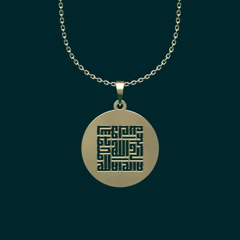 گردنبند طلا 18 عیار زنانه مدوپد مدل قلب کد CA11035