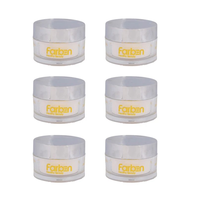 کرم آبرسان صورت فاربن مدل جوانه گندم مناسب برای پوست معمولی و خشک حجم 50 میلی لیتر مجموعه 6 عددی