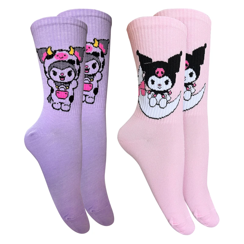 جوراب ساق بلند زنانه تن پوش هنگامه مدل کش اسپرت کرومی بسته 2 عددی