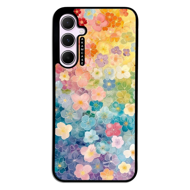 کاور آکام مدل AMC-WSGA35-FLOWERS-27 مناسب برای گوشی موبایل سامسونگ Galaxy A35