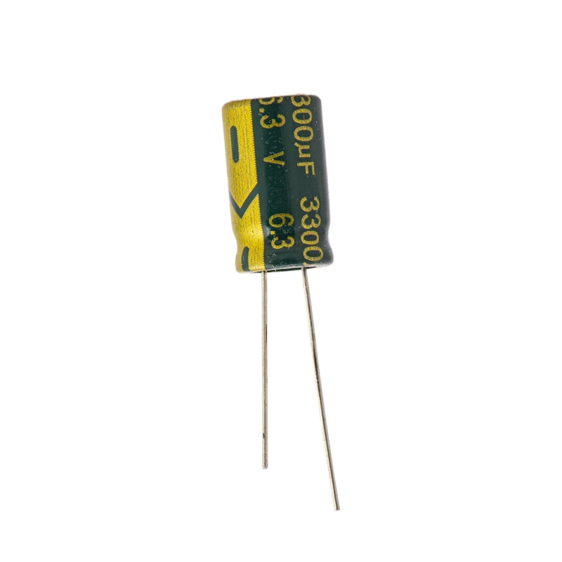 خازن الکترولیت 3300 میکرو فاراد کد 3v بسته 5 عددی