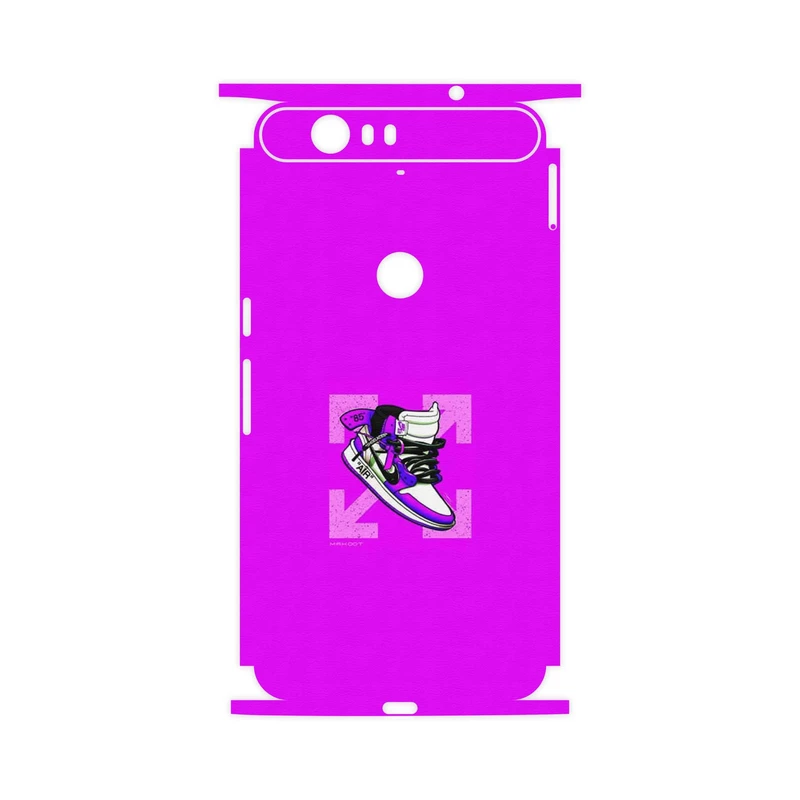 برچسب پوششی ماهوت مدل Nike Air Sneaker Digital Art-FullSkin مناسب برای گوشی موبایل گوگل Nexus 6P