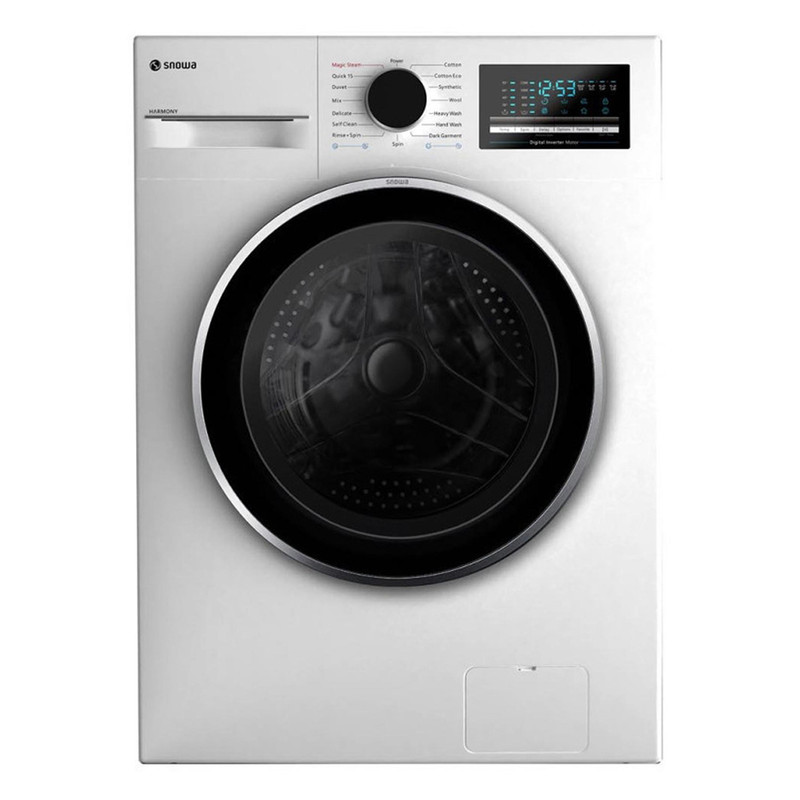 ماشین لباسشویی 8 کیلوگرم اتوماتیک اسنوا مدل SWM-B80W