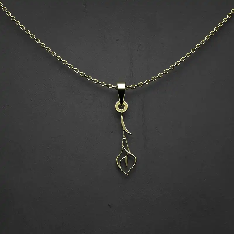 گردنبند طلا 18 عیار زنانه مدوپد مدل قلب کد CA10286