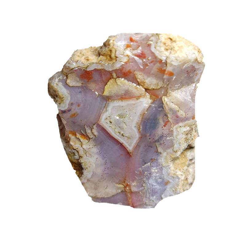 سنگ راف عقیق مدل آبدار با حاشیه کد n100