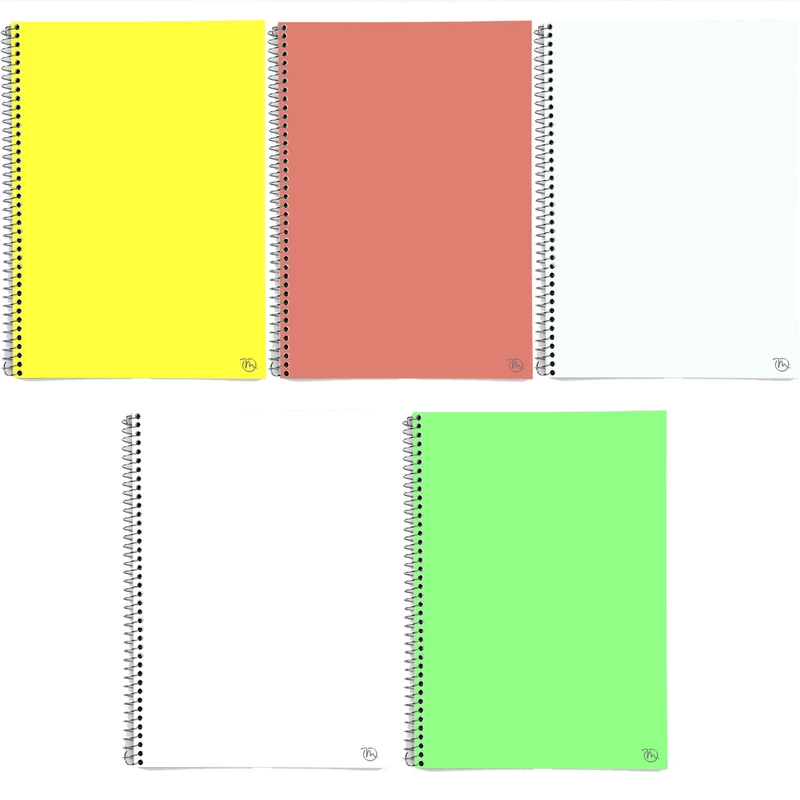 دفتر مشق 50 برگ مدوپد طرح ساده کد BD10149 مجموعه 5 عددی