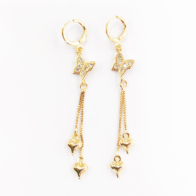 گوشواره دخترانه مدل پروانه کد G98