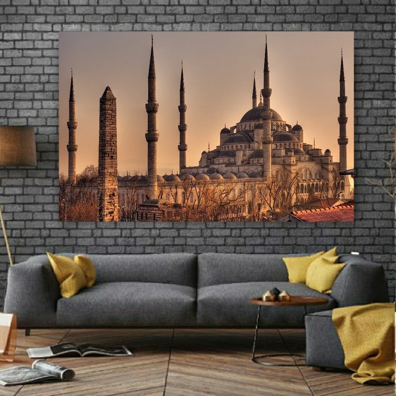 پوستر پارچه ای طرح مسجد ایا صوفیه استانبول مدل SDP1229