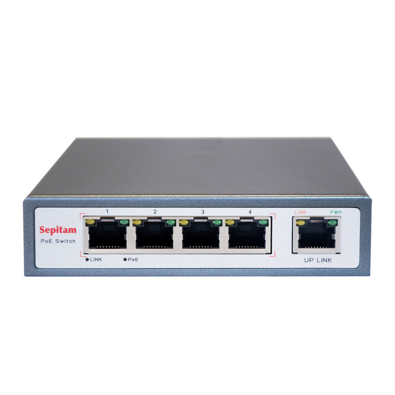 سوئیچ 4 پورت PoE  سپیتام مدل PS104E-E