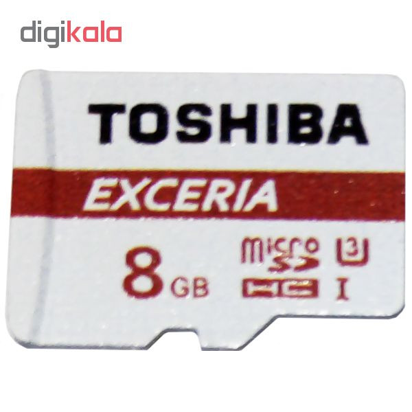 کارت حافظه microSDHC توشیبا مدل M301 کلاس 10 استاندارد UHS-I U3 سرعت 48MBps ظرفیت 8 گیگابایت
