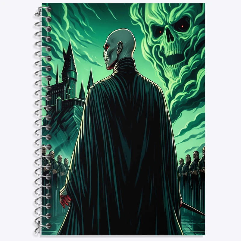 دفتر نت موسیقی 50 برگ خندالو طرح لرد ولدمورت هری پاتر (Harry Potter) کد N5697