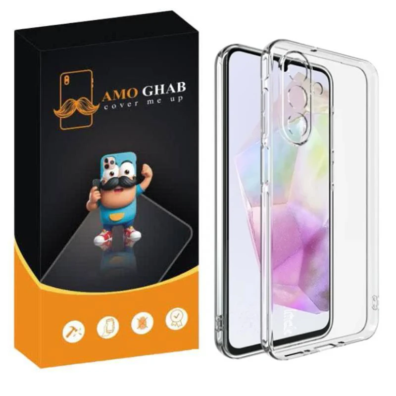 کاور عمو قاب مدل Crystal مناسب برای گوشی موبایل سامسونگ Galaxy A56