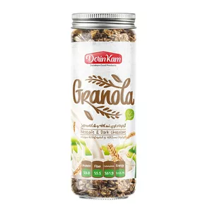 گرانولا نسکافه و شکلات تلخ محصولات غذایی درین کام - 380 گرم