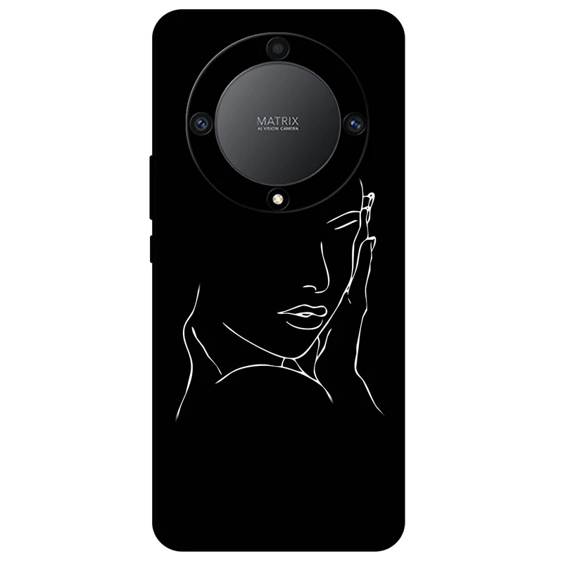 کاور مگافون طرح دخترانه مدل 8153 مناسب برای گوشی موبایل آنر X9A