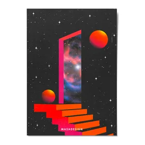کارت پستال ماسا دیزاین مدل POSTSM103 SPACE