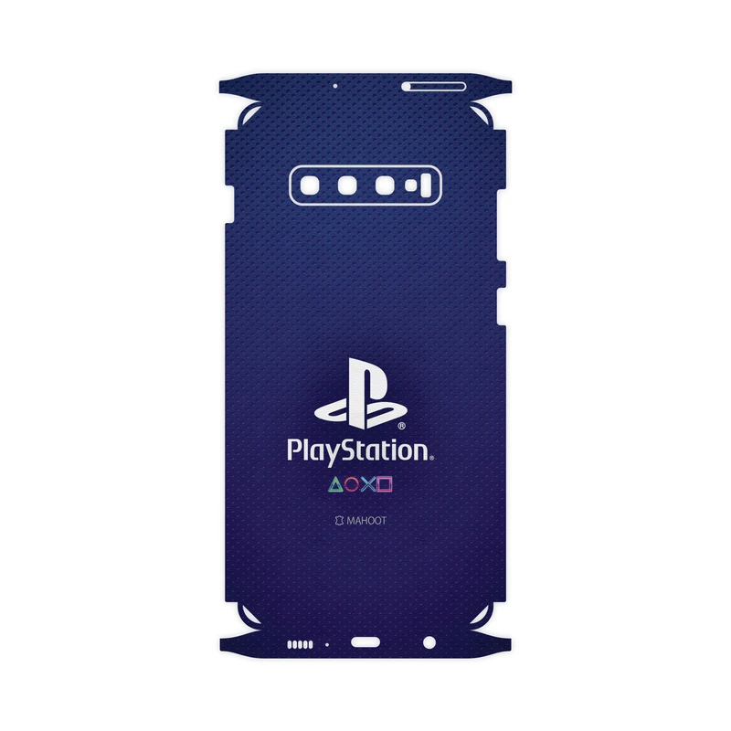 برچسب پوششی ماهوت مدل PlayStation-FullSkin مناسب برای گوشی موبایل سامسونگ Galaxy S10 Plus