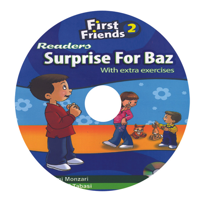کتاب First Friends 2 Readers Surprise For Baz اثر Maryam Fahimi Monzari انتشارات الوندپویان