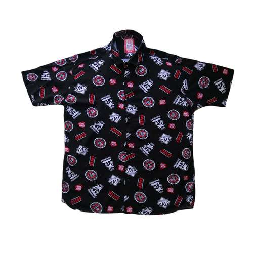 پیراهن آستین کوتاه مردانه سرز مدل هاوایی سرعت