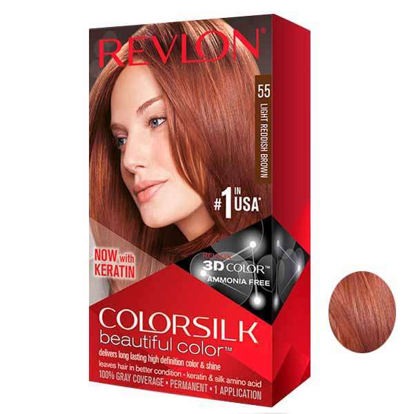 کیت رنگ مو رولون شماره 55 حجم 59 میلی لیتر رنگ بلوند طلایی