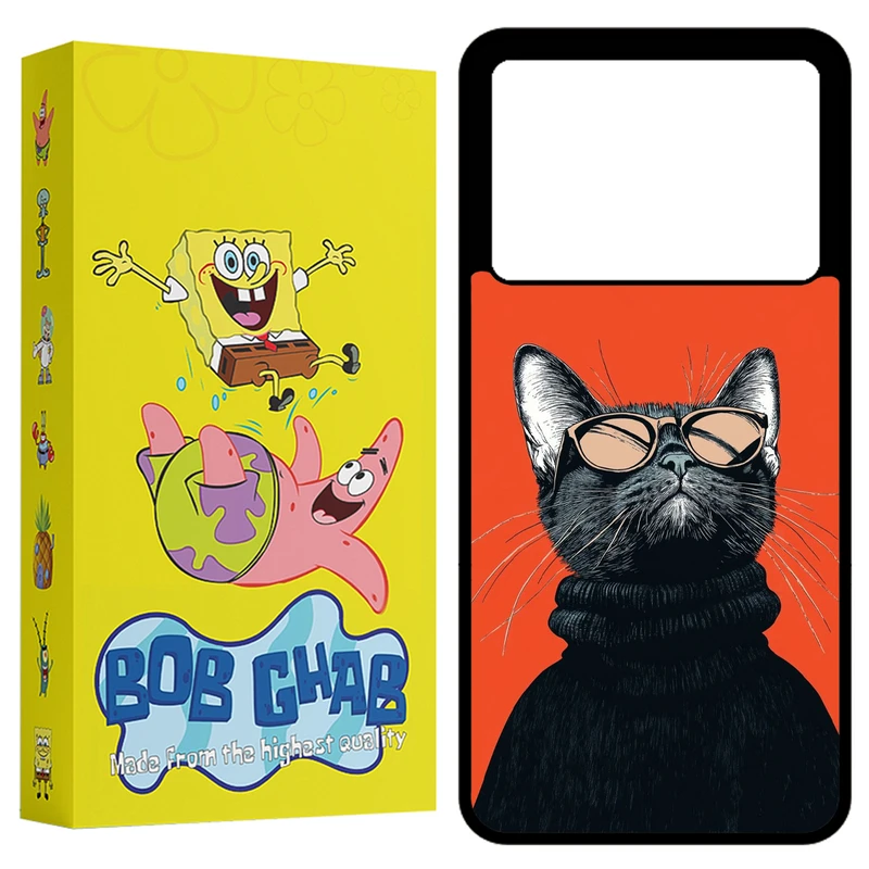 کاور باب قاب طرح گربه مدل BCPK70P مناسب برای گوشی موبایل شیائومی Redmi K70 Pro 5G / Poco X6 Pro